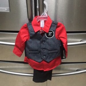 Baby boy 4 piece suit set